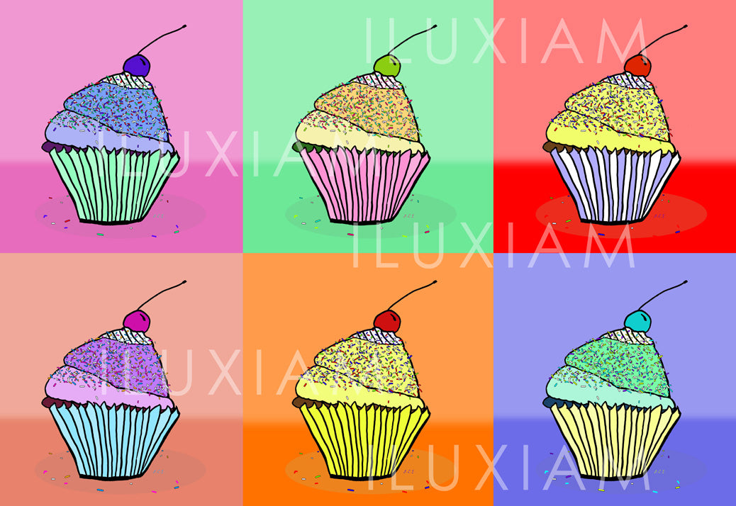 Digital Cupcakes (6 Pack)
